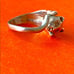vintage sterling silver cat kitty ring