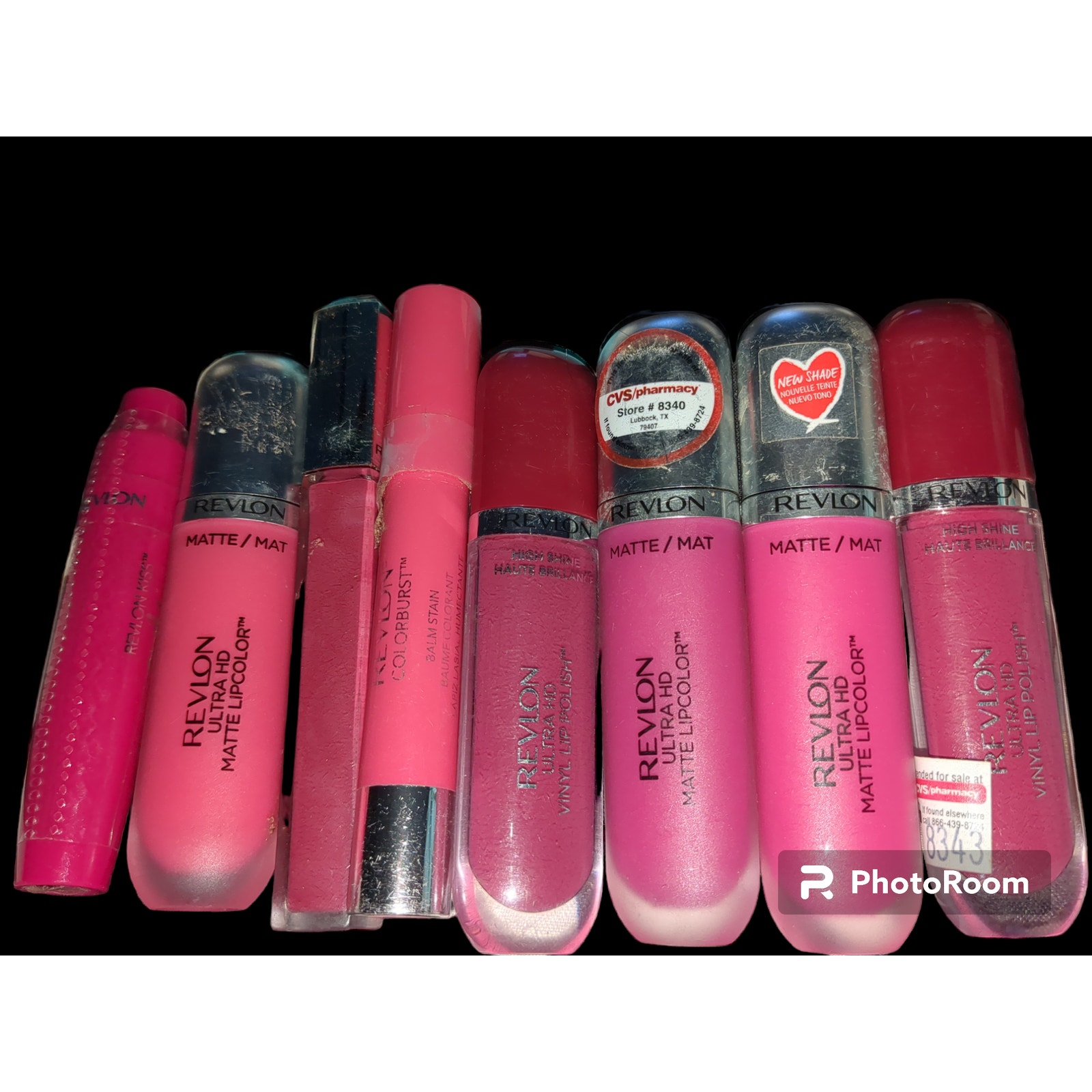 8 Revlon matte lipcolor balm stain vinyl lip polish lipstick #22