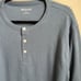 Madewell Blue Mens Henley Shirt L