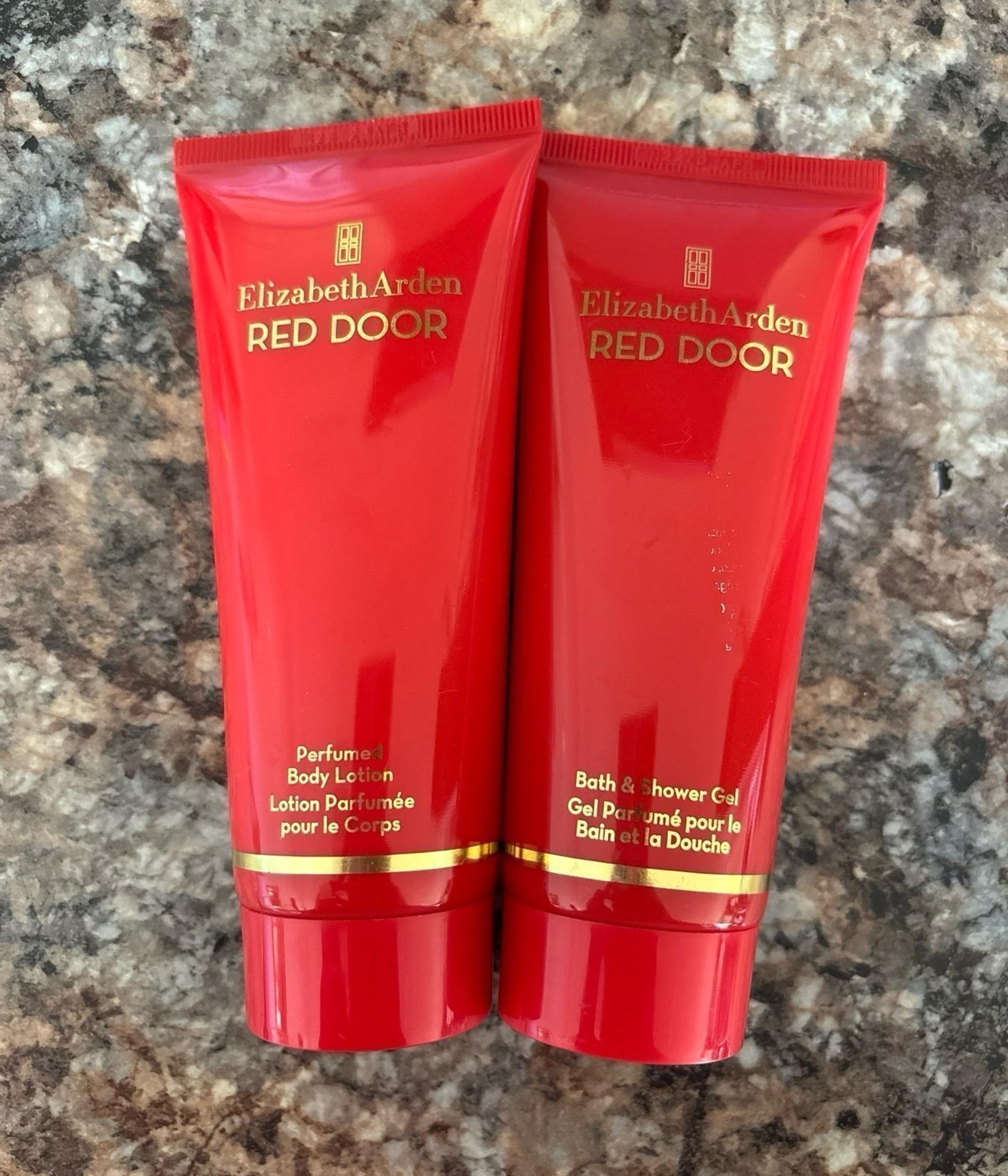 Elizabeth Arden RED DOOR Bath & Shower Gel & Perfumed Body Lotion 3.3 oz each!