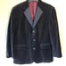 - STAFFORD FORMAL WEAR MENS BLACK VELVET AND SATIN TUXEDO JACKET 40R