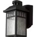 1-Light 11.5-in H Black Motion Sensor Dusk to Dawn Outdoor Lantern Wall Light