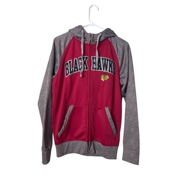 Chicago Blackhawks Antigua Hoodie Jacket S Polyester
