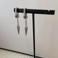 Geometry Triangle Cone Dangle Drop Earrings