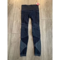 Spanx indigo sky seamless moto leggings