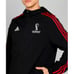 Adidas FIFA Qatar 2022 World Cup EM FZ Hoodie Black Top GYM HC3450 Men's Size S