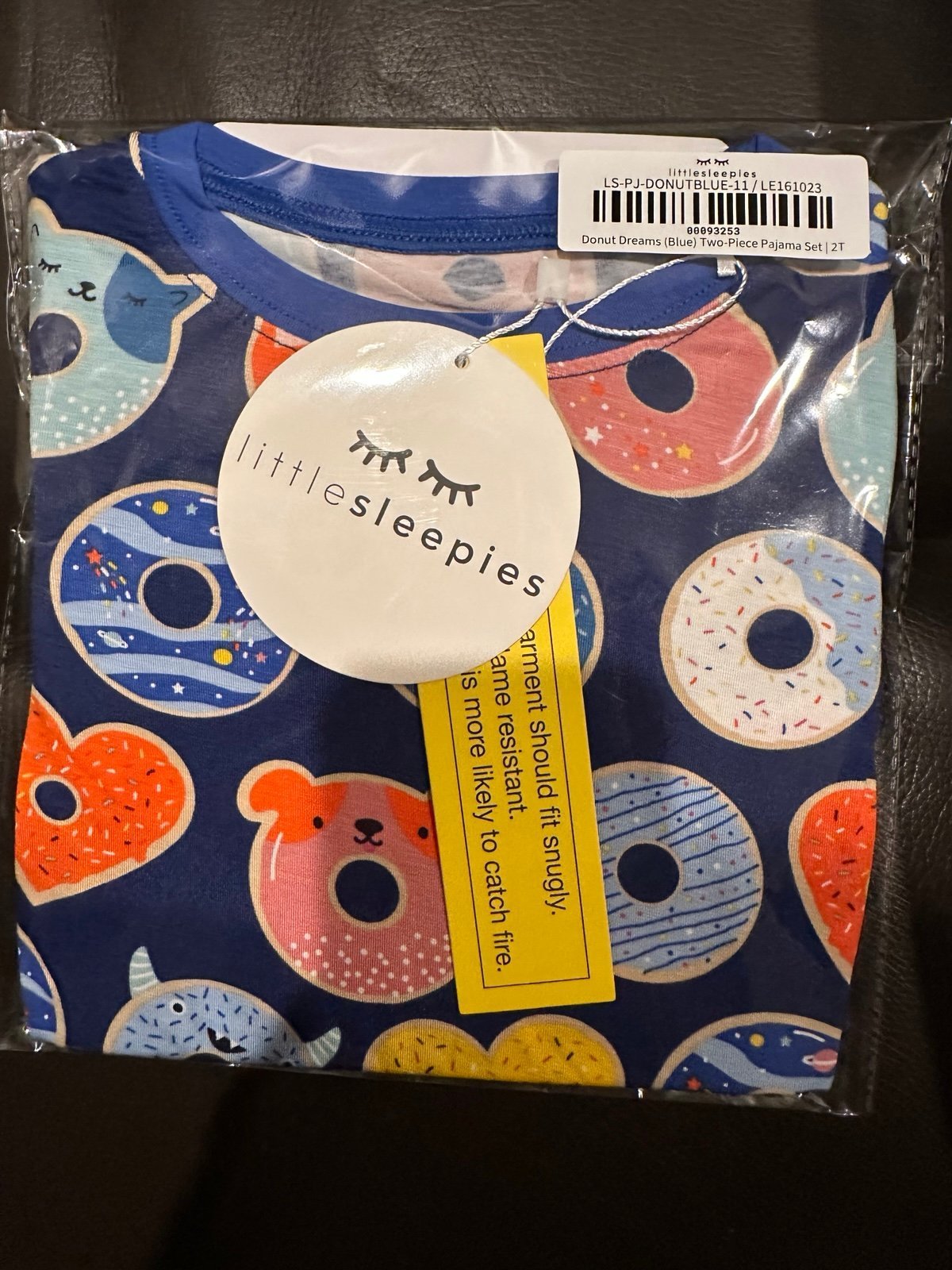 Little Sleepies Blue Donut Dreams Pajamas 2T