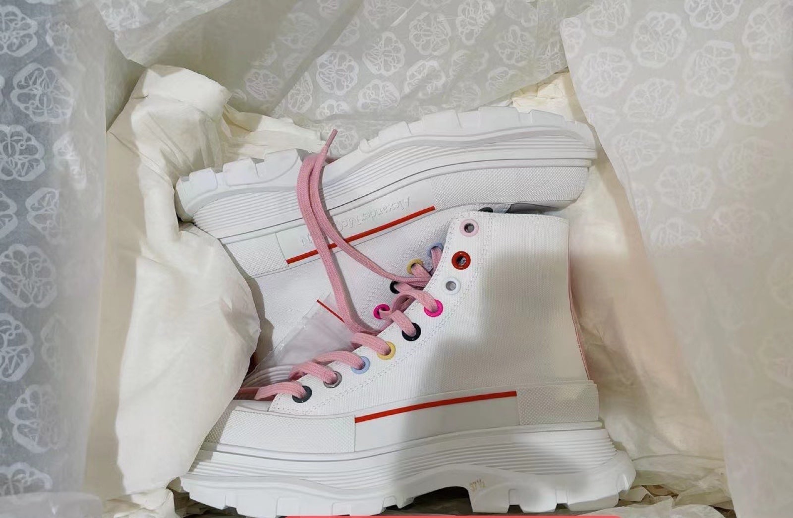 Alexander McQueen High Top Fashion Sneakers | Mercari