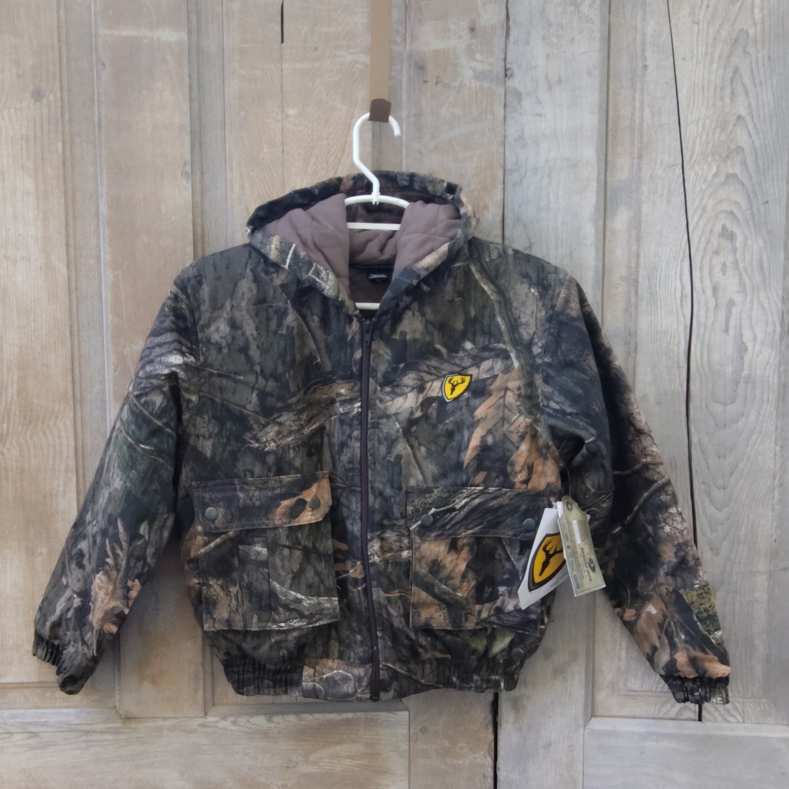 NWT Mossy Oak Camo Youth Commander Shield Series Coat