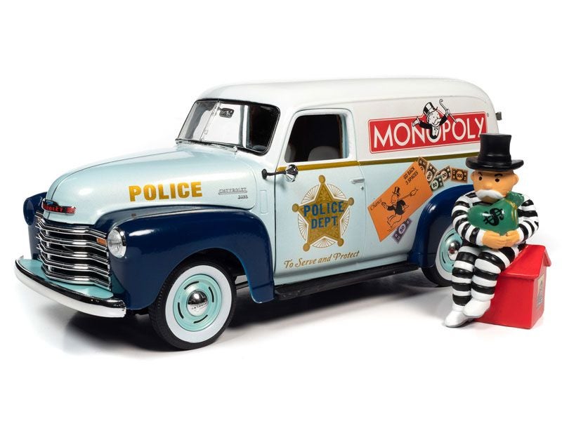 Auto World Monopoly 1948 Chevy Panel Van 1:18 Scale
