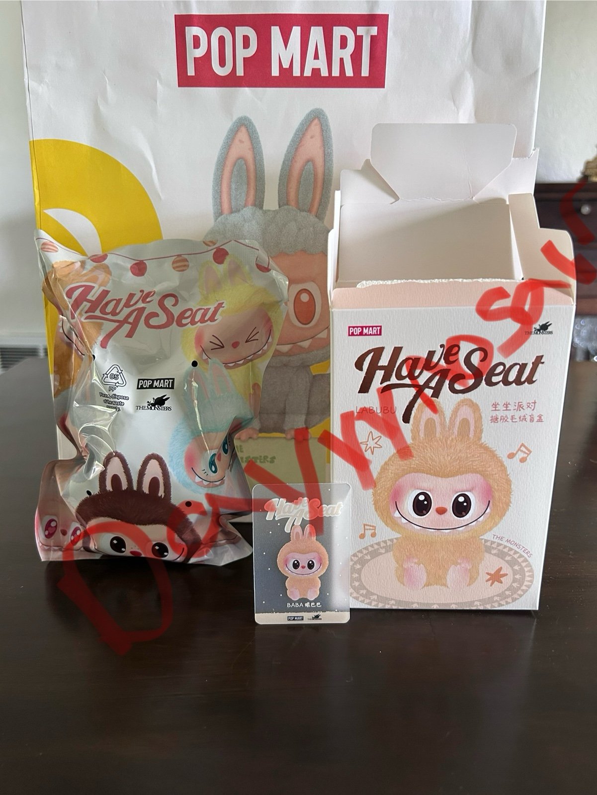 POP MART Labubu The Monsters Baba Have a Seat 100% Authentic (ready to ship)