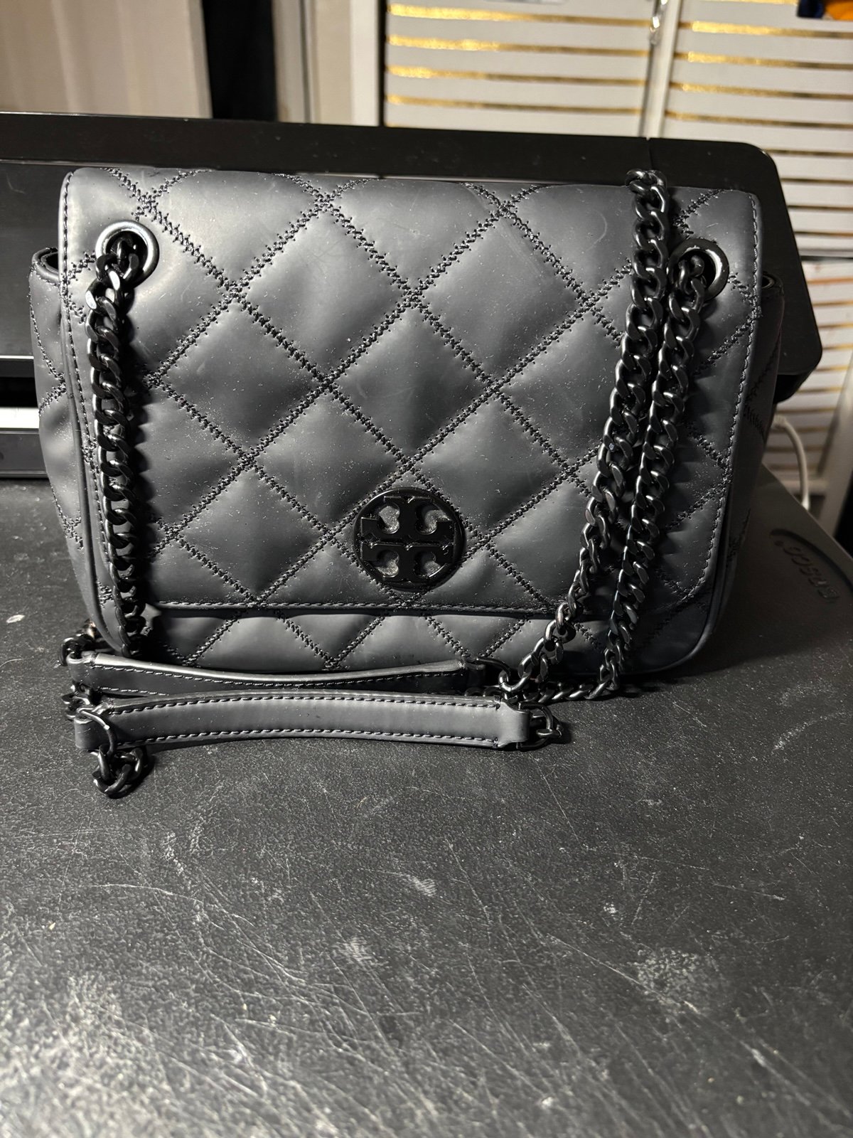 Tory Burch Matte Black Crossbody