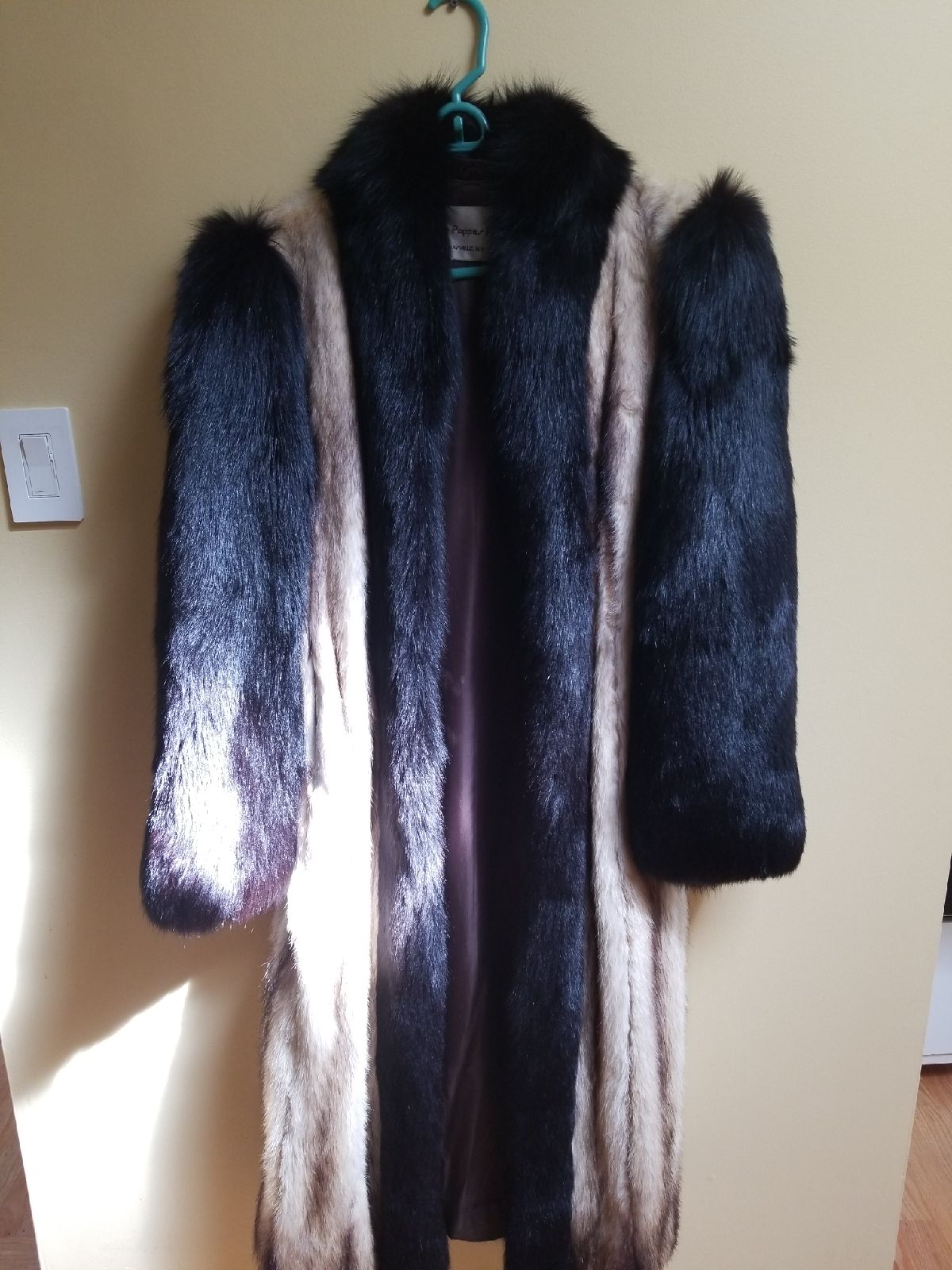 Vintage long mink coat