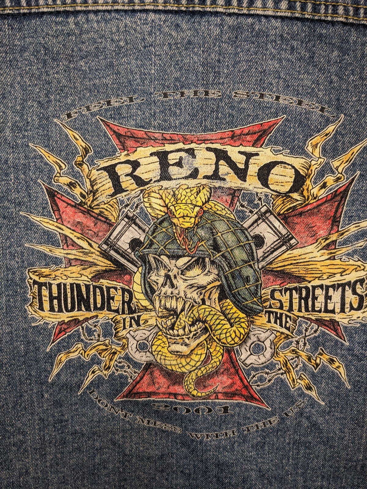 2001 Reno Thunder in The Streets Jean Jacket (XL)