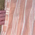 Faherty Isha Organic Linen Dress Peach Stripe Sleeveless MED EUC