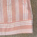 Faherty Isha Organic Linen Dress Peach Stripe Sleeveless MED EUC
