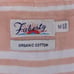 Faherty Isha Organic Linen Dress Peach Stripe Sleeveless MED EUC