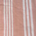 Faherty Isha Organic Linen Dress Peach Stripe Sleeveless MED EUC