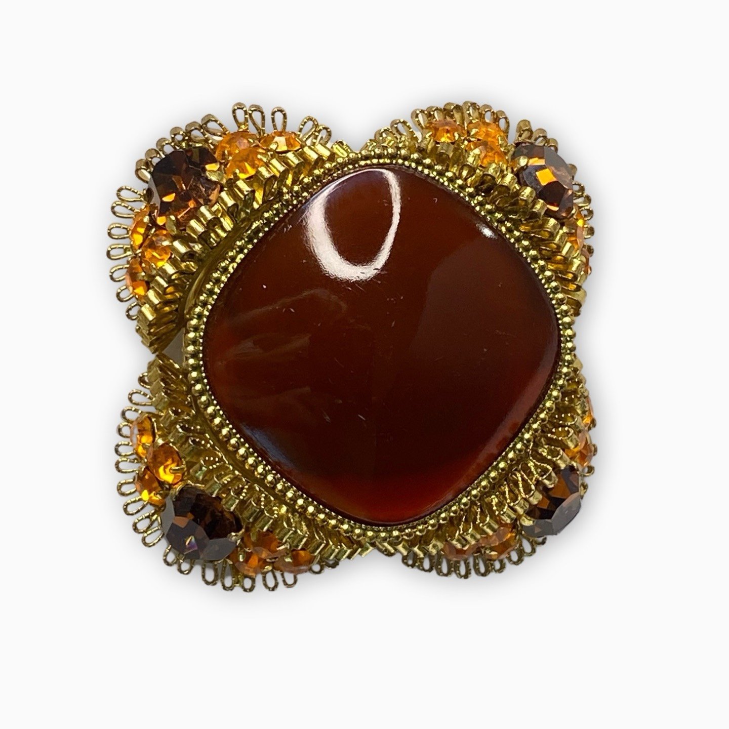 Austria Signed Brooch