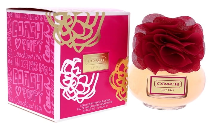 Coach Poppy Freesia Blossom Eau de Perfume for Women, 3.4 Oz