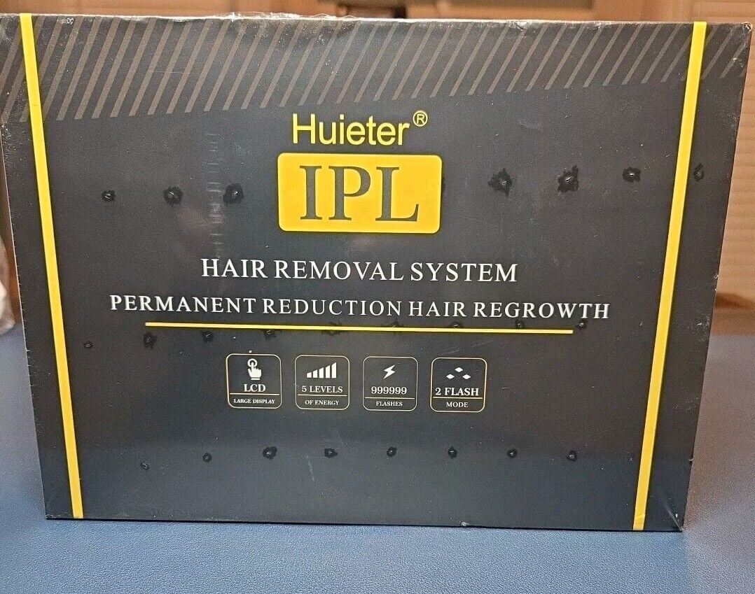 Huieter IPL Hair Removal Permanent Laser Hair Remover Device . New Sealed Box.