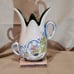 Hull vintage T7 1955 blossom flite vase