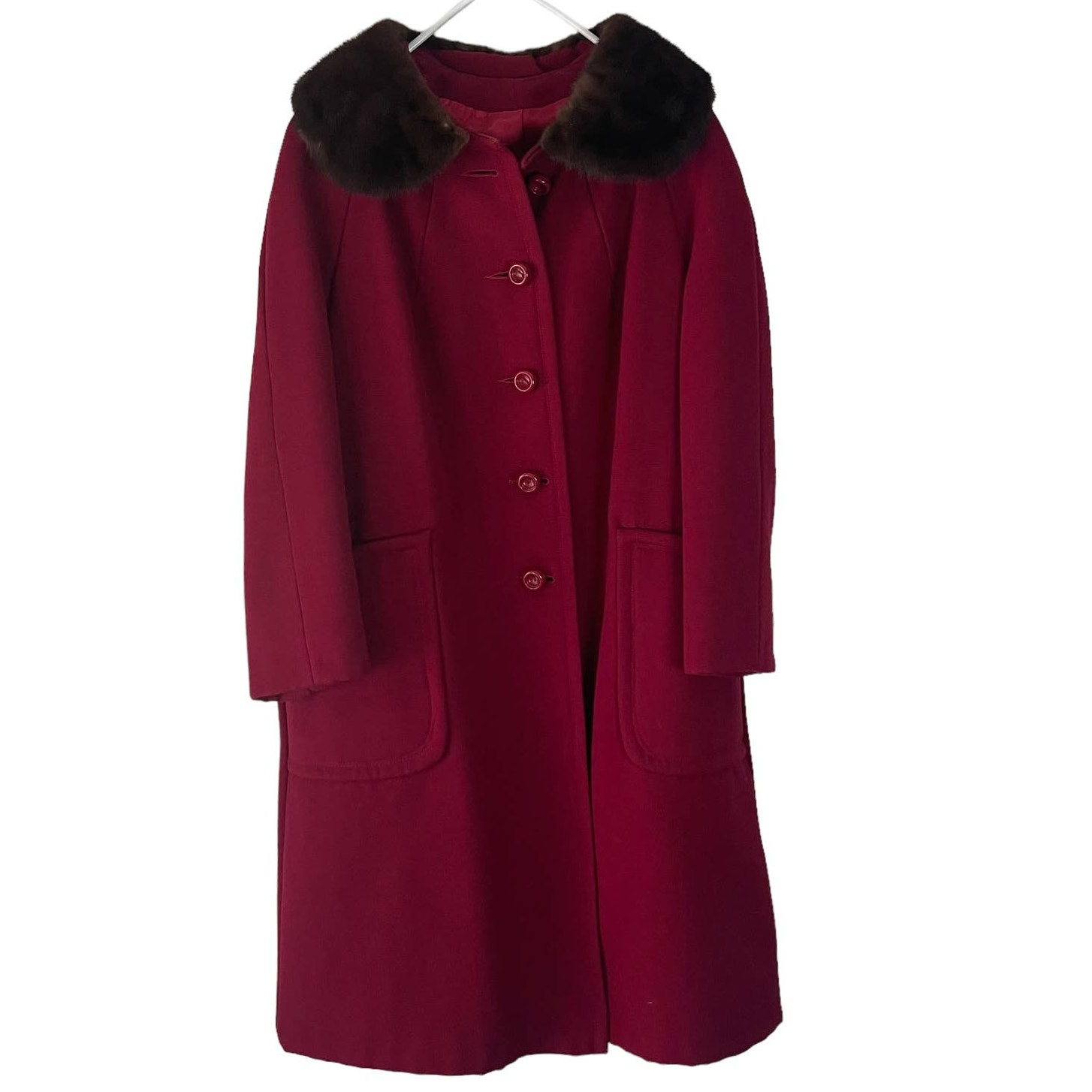 Rogues Gallery Vintage Women's Size Medium 100% Pure Wool Trench Pea Coat