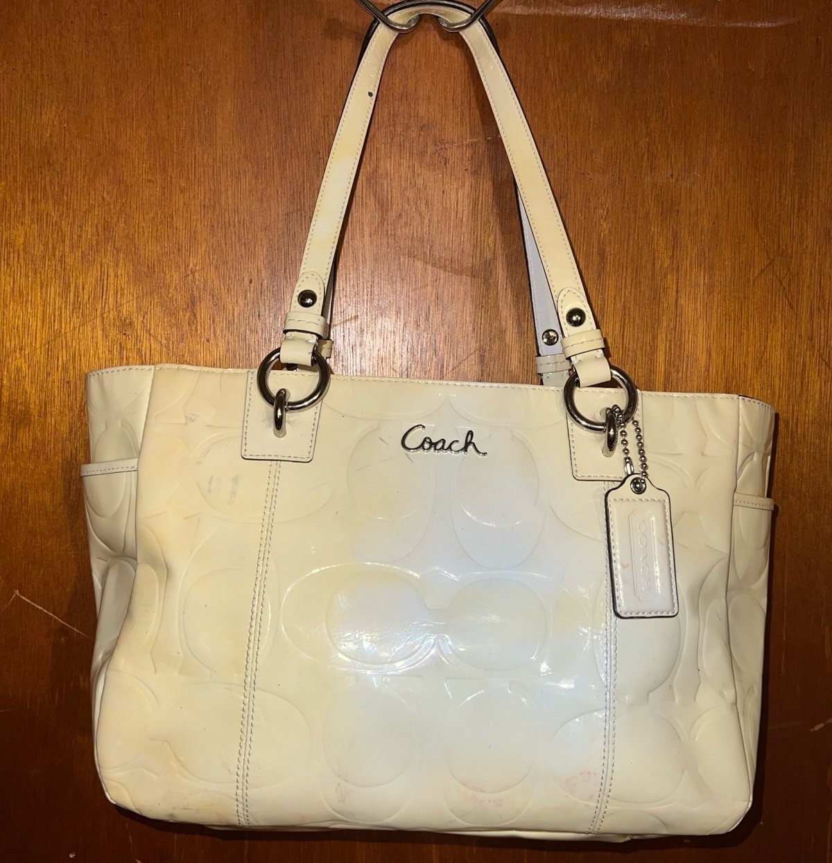 Coach Patent Leather Tote