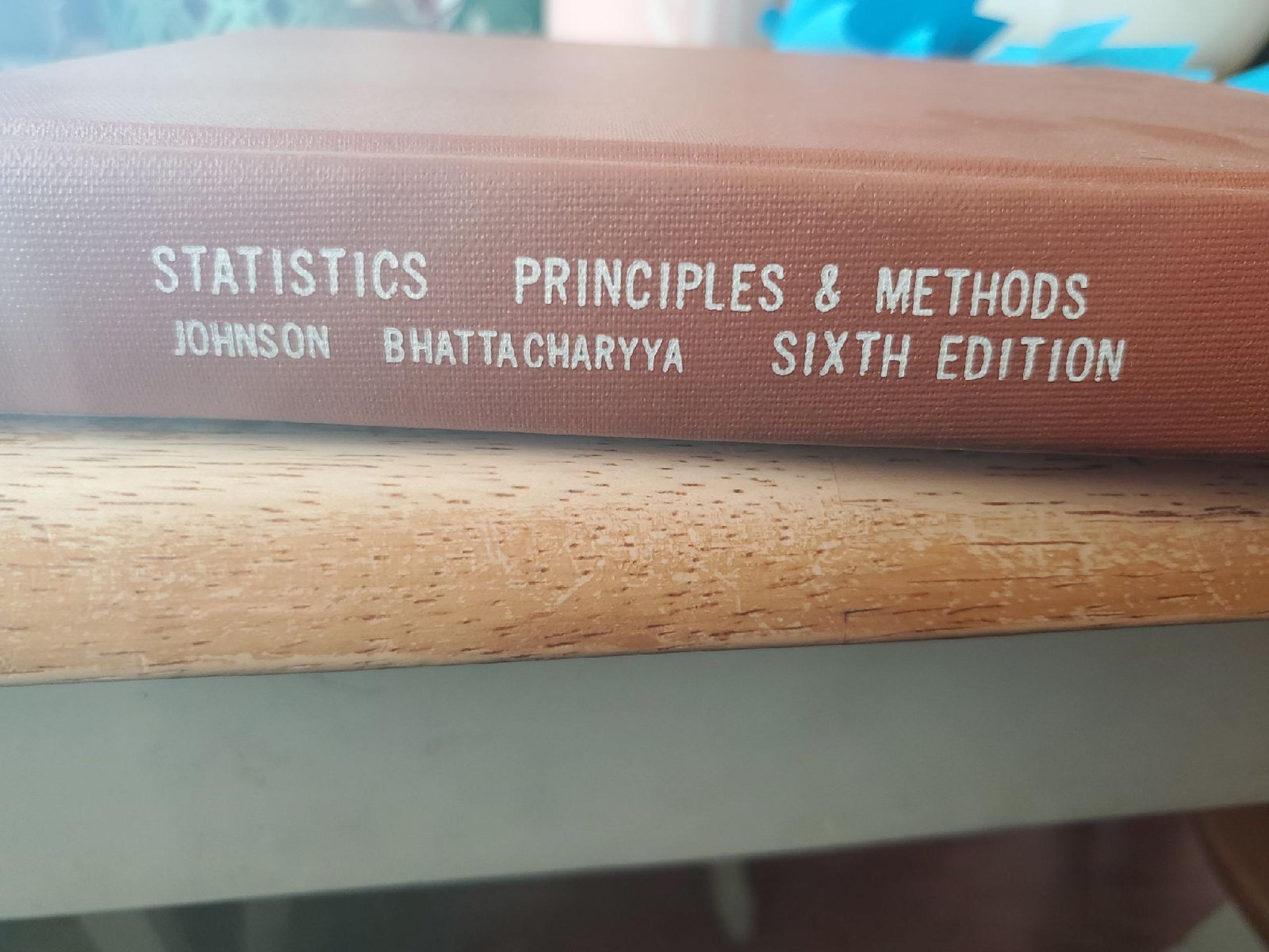 Statistics book