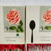 Antique German Kleeblatt Rose 1959 Vintage Spoons and Forks Set, Rose Versilbert