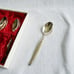 Antique German Kleeblatt Rose 1959 Vintage Spoons and Forks Set, Rose Versilbert
