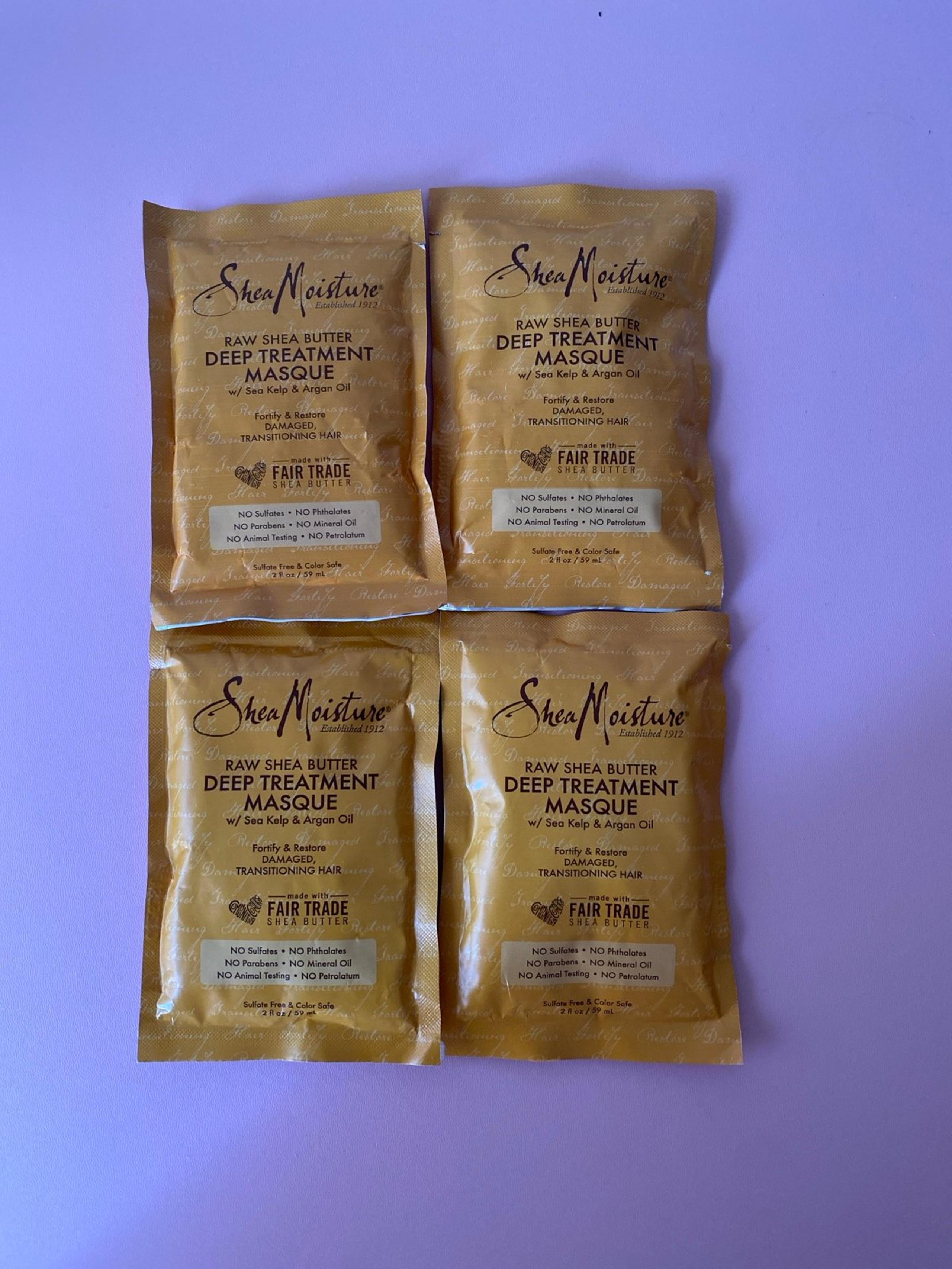4 Shea moisture hair masque
