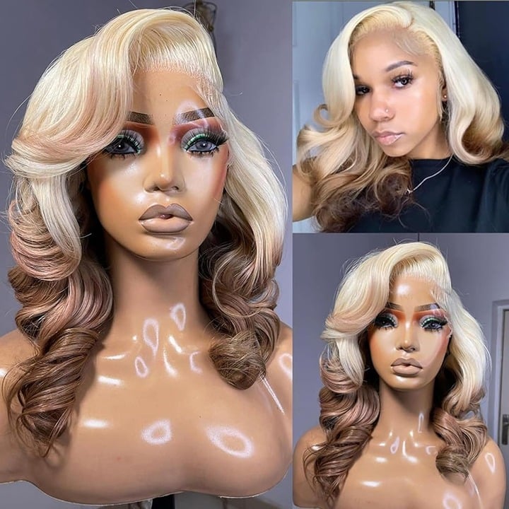 human hair lace front wig