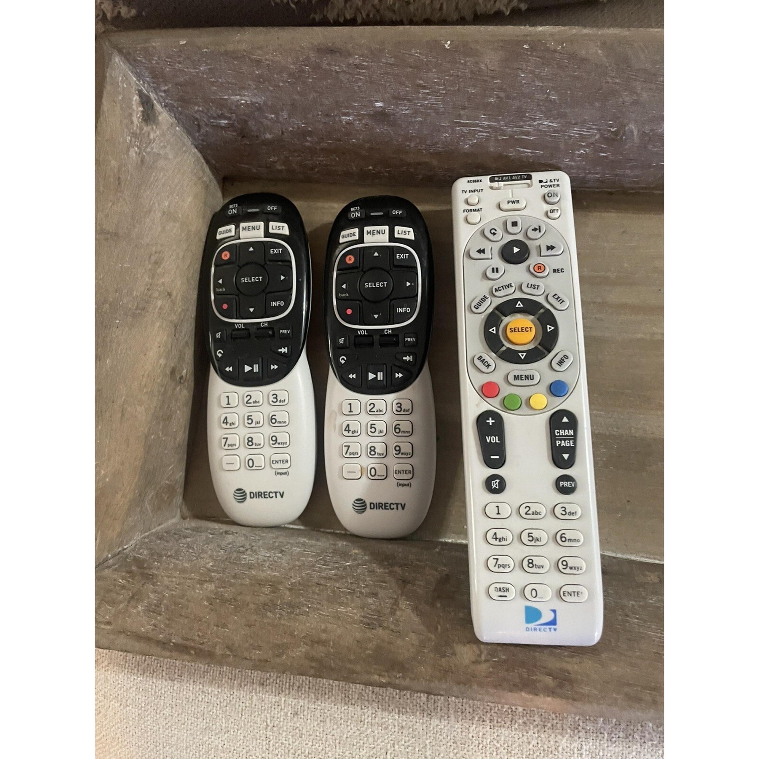 DIRECTV Lot of 3 Remote Controls Direct TV Bundle Collection Set X3