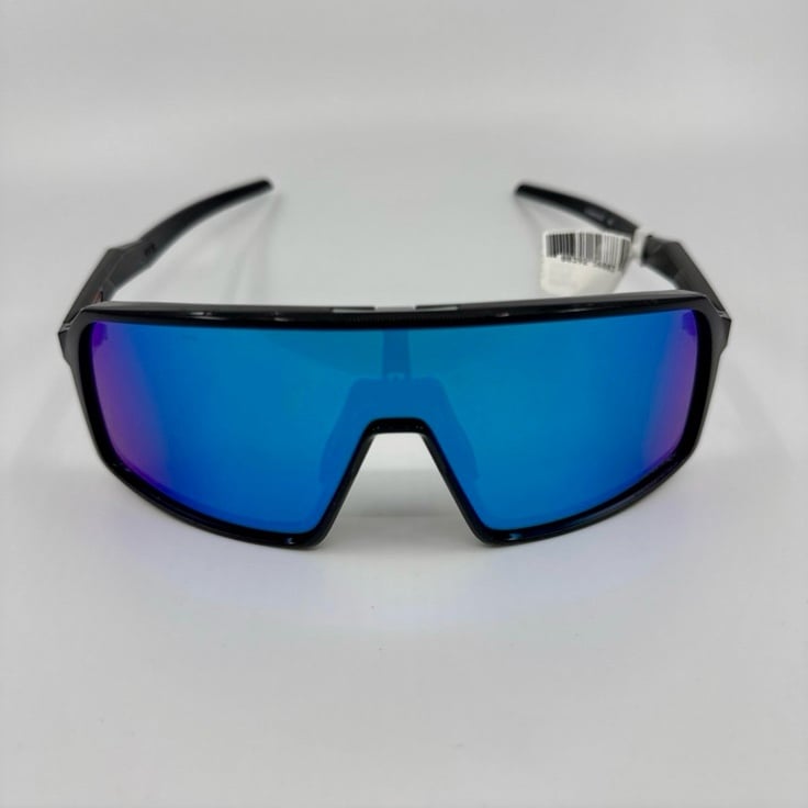 Oakley Sutro Prizm Sapphire Lenses Polished Black Frame Sunglasses OO9406-9037