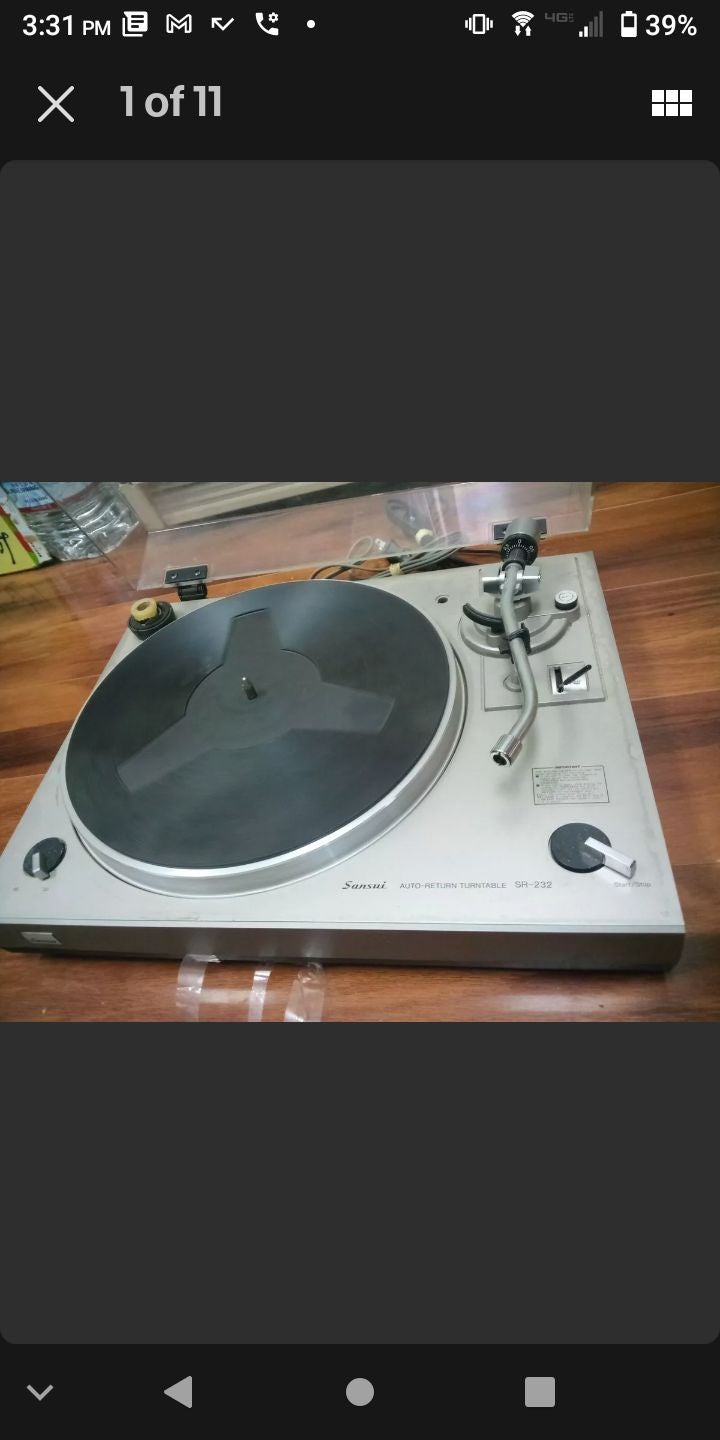 Sansui SR-232 Turntable 1977