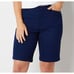 St John s Bay NWT Sz16 Navy Secretly Slender Womens Mid Rise Bermuda Short