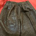 Brown leather pants suit