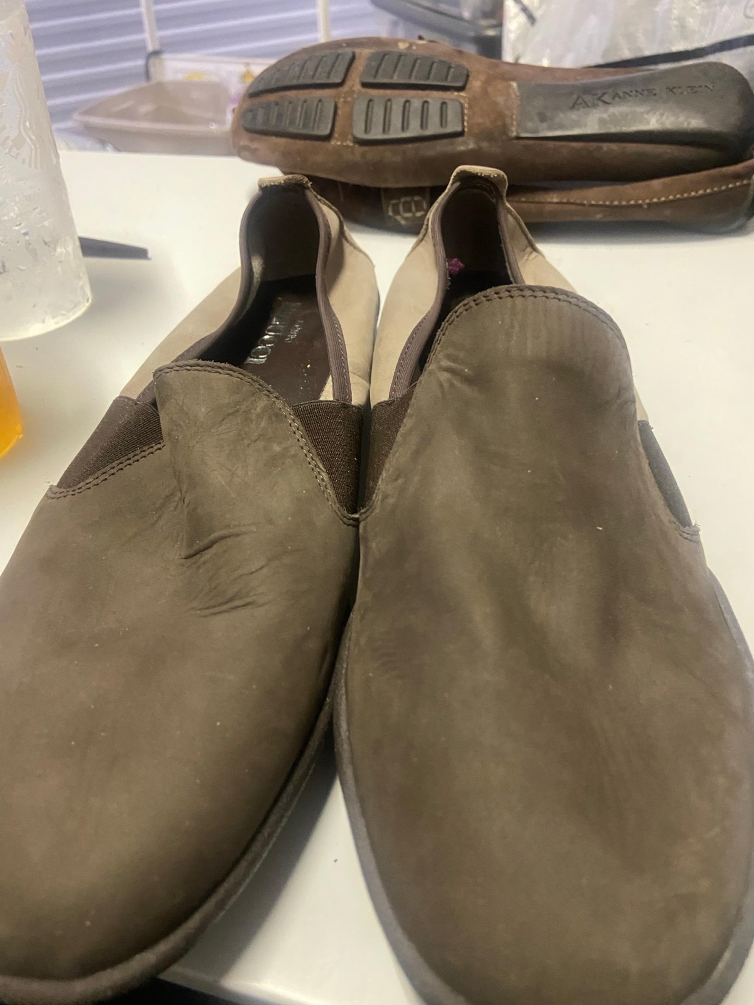 sesto meucci slip on driving moccasin 9m brown slip on Neiman Marcus 189-