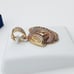 14K Gold Plated Cubic Zircon Pendant, INUS1BR217