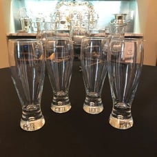 Galaxy by Badash Crystal - Set of four Pilsner Glasses