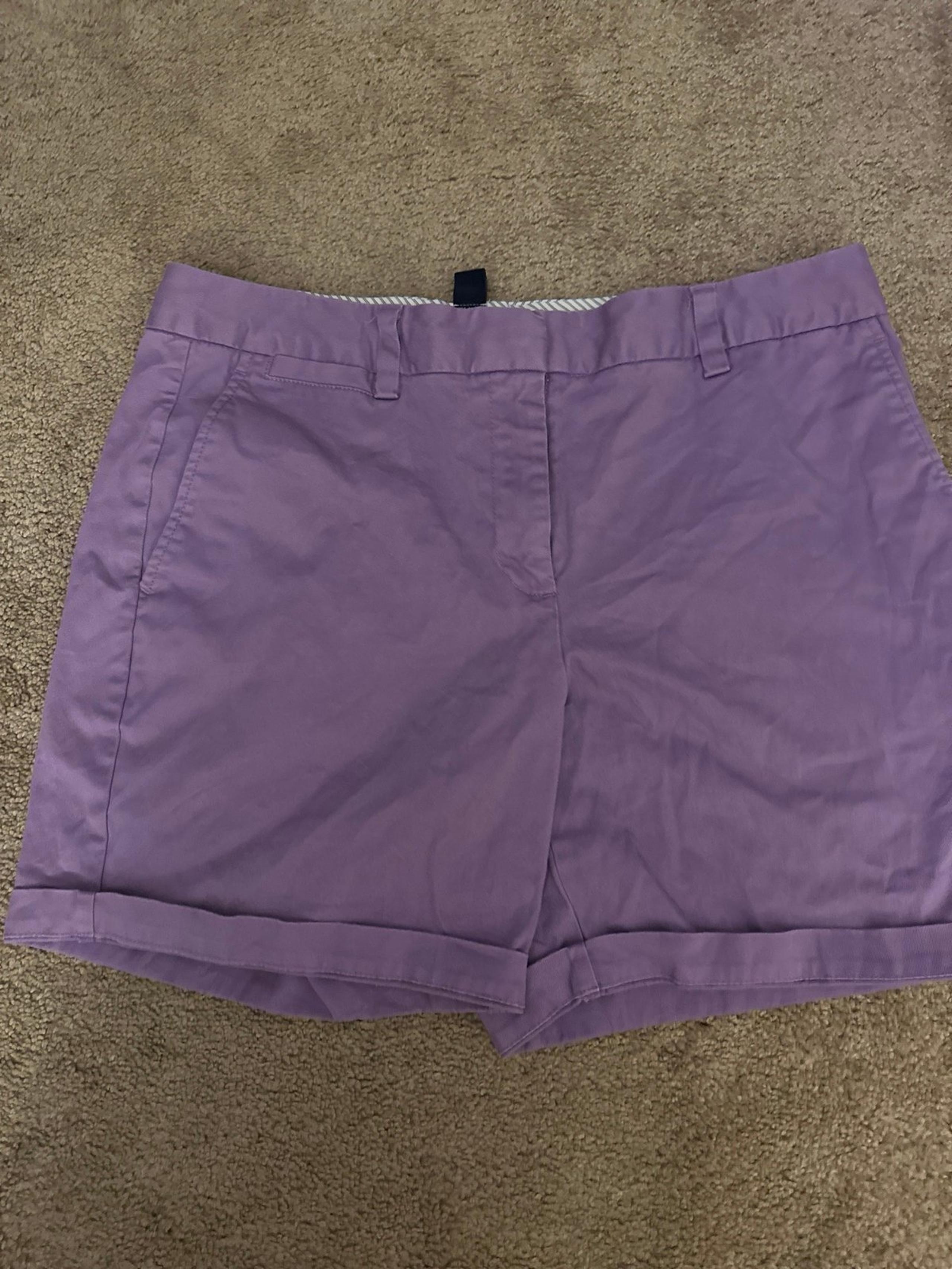 Lands End purple Chino shorts size 12