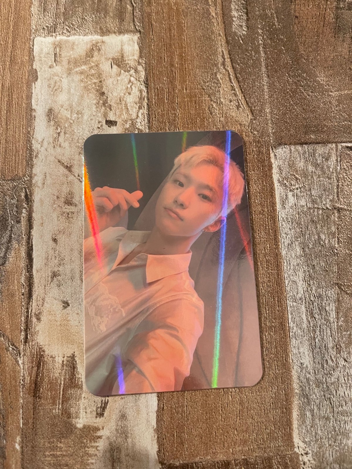 Hoshi face the sun Oninnasia holographic round 2 photocard
