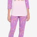Hot Topic Fruits Basket Lavender Thermal Pajama Sleep Set