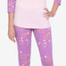 Hot Topic Fruits Basket Lavender Thermal Pajama Sleep Set