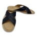 Marc Joseph Cedar Beach Navy Blue Leather Slides US Men 8