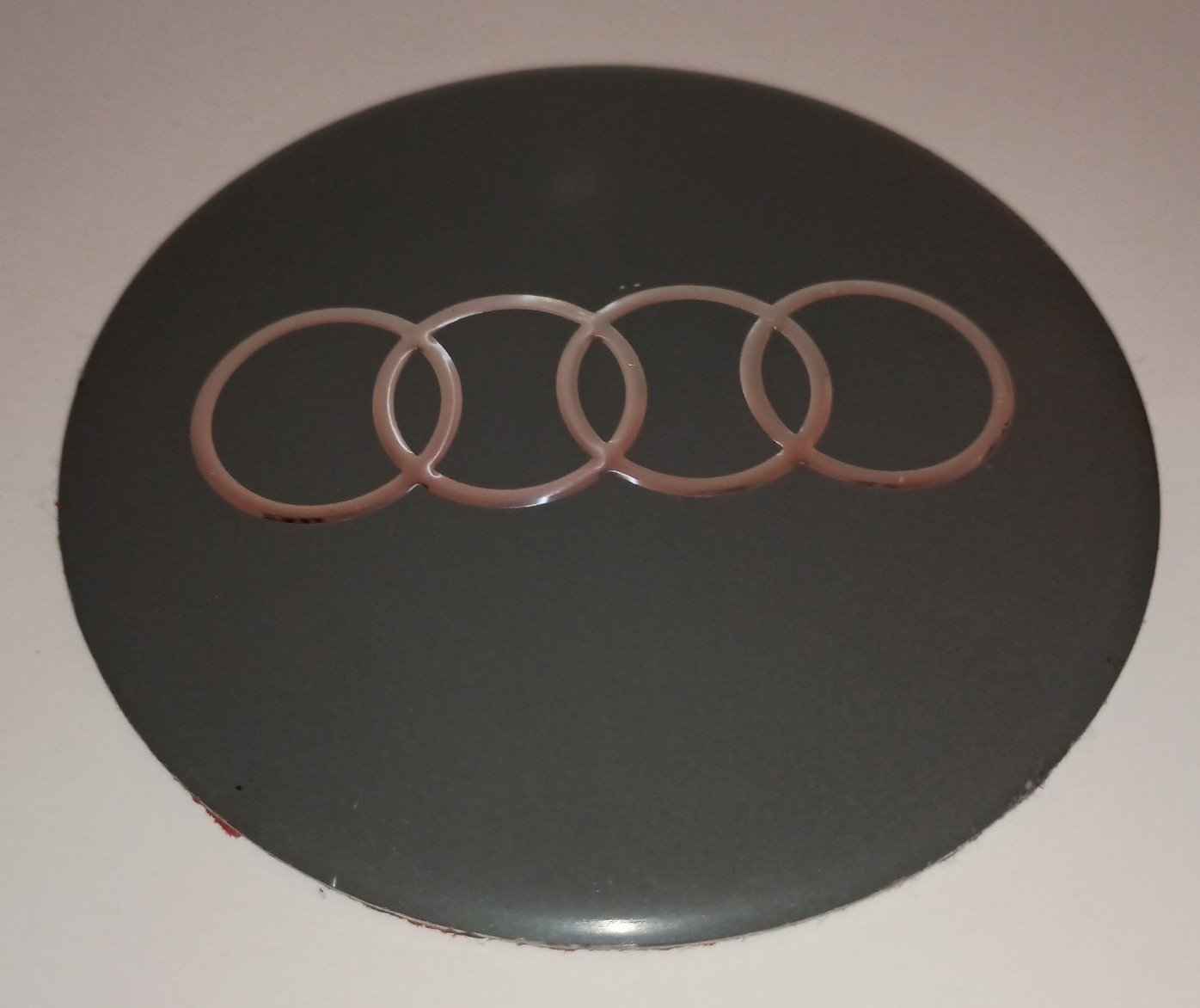 1-large Audi wheel center sticker NEW