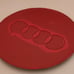 1-large Audi wheel center sticker NEW