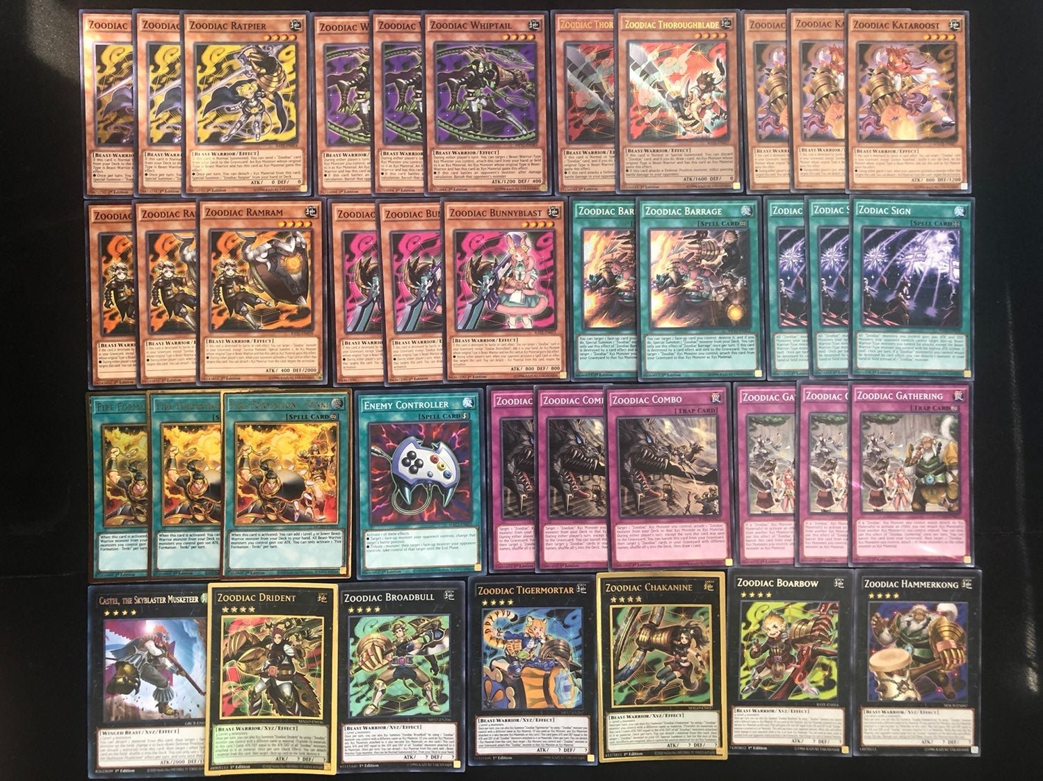 YUGIOH ZOODIAC DECK