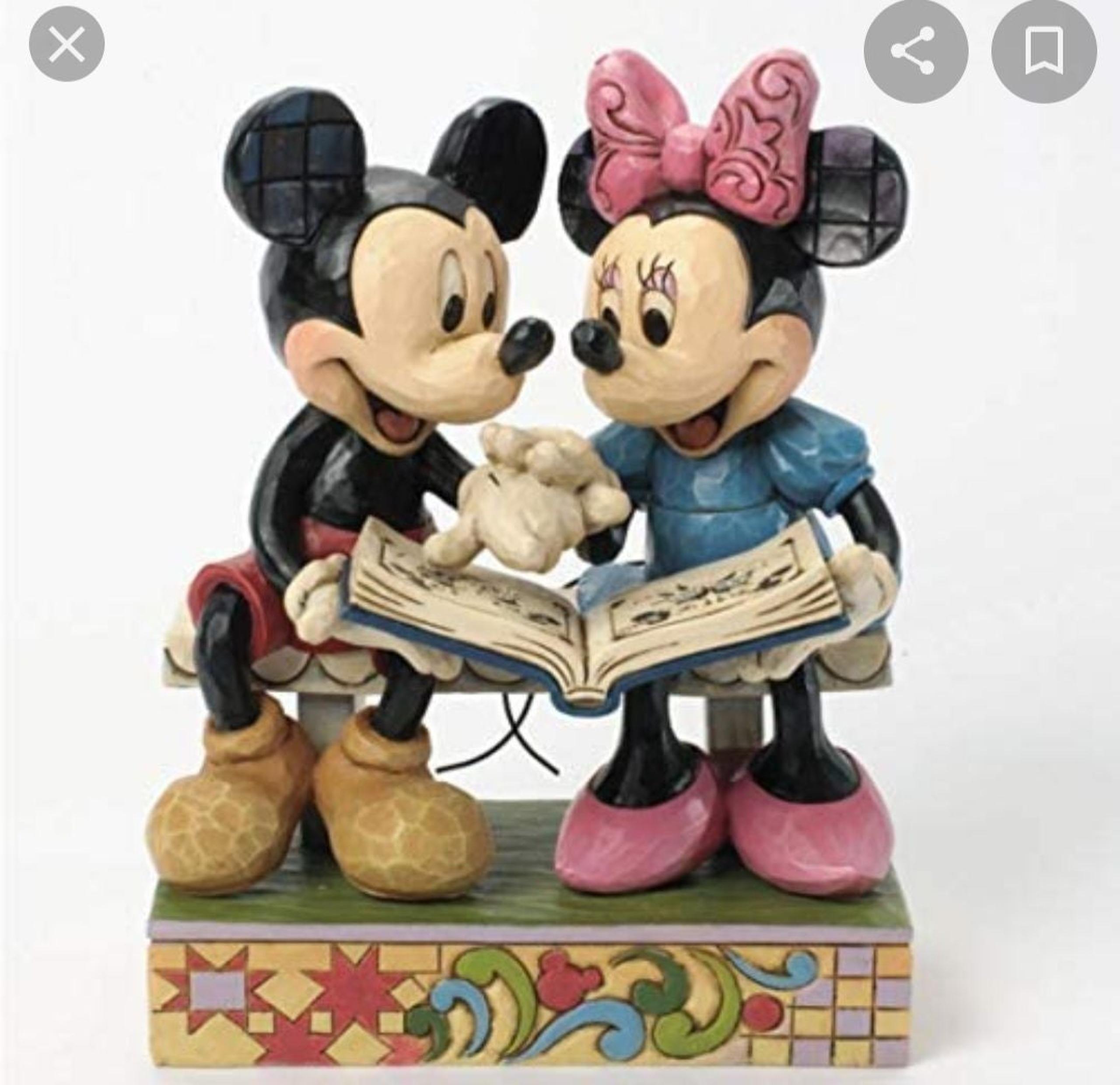 Jim Shore 85th Anniversary Mickey and Minnie Mouse